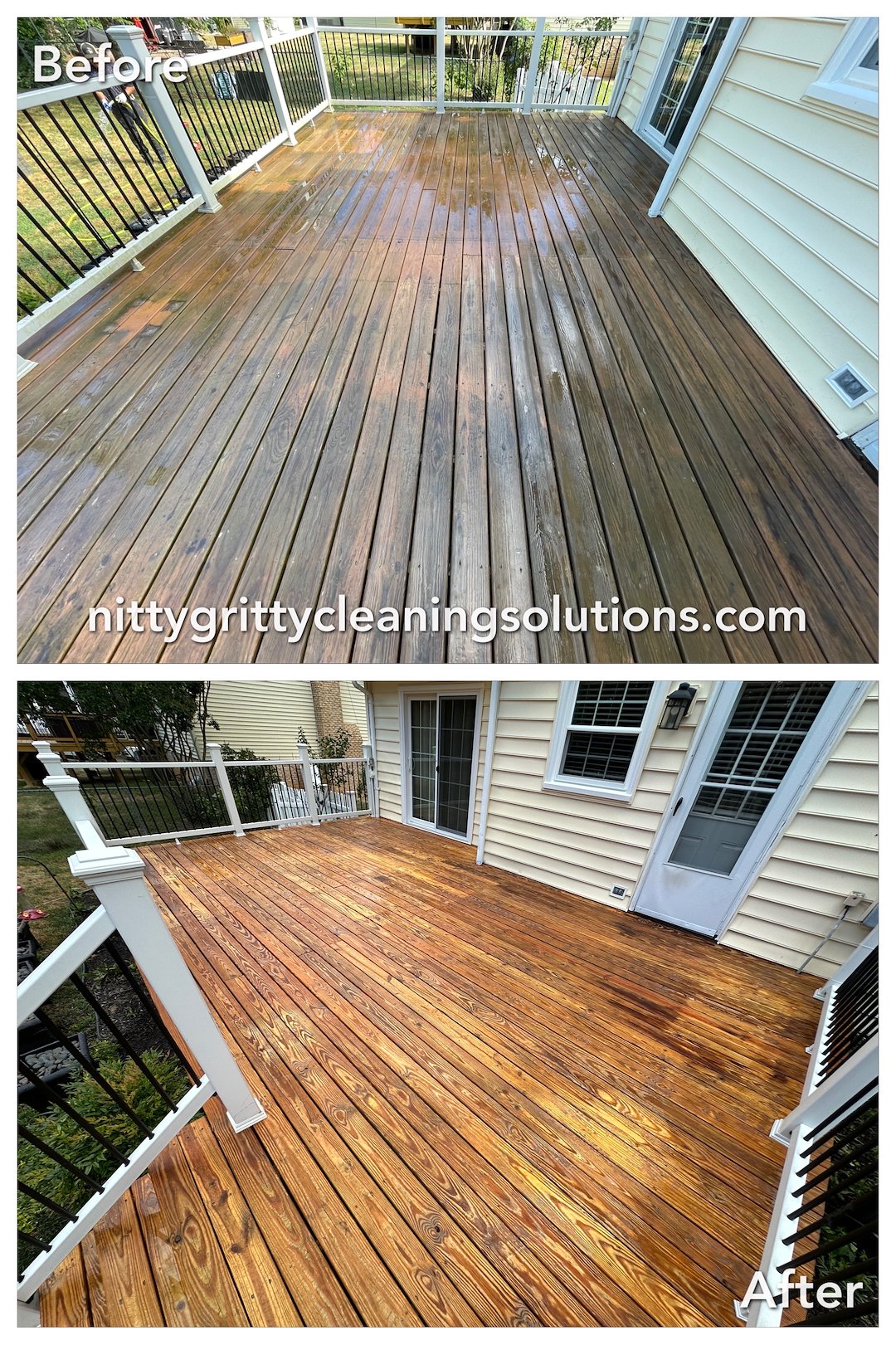 Wood Deck Restoration: Pressure Washing & Oil-Based Staining